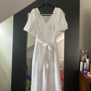 Lilly white embroidered jumpsuit. Worn once. Incredibly flattering.